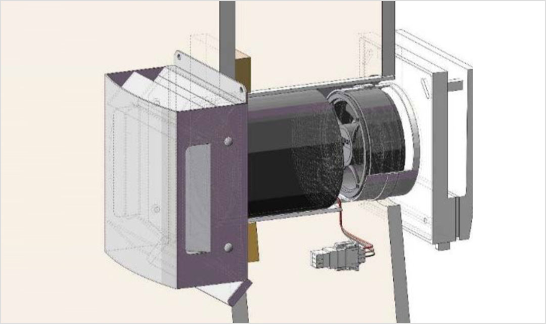 2. 熱交換換気扇のしくみ