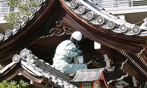 犬山寂光院 薬医門・本堂・随求堂